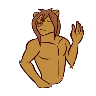 😡 Антро, Мультик, Фурри, Персонаж, Искусство whatsapp sticker