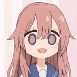 😀 Anime, Garota, Fofo, Chibi, Desenho animado, Personagem telegram sticker