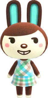 🐇 Coco Animal Crossing coco, animal crossing, bewohner, hase, niedlich telegram sticker