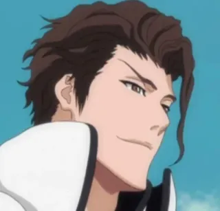 😁 Aizen Sosuke Bleach anime, manga, villain, Aizen, Bleach telegram sticker