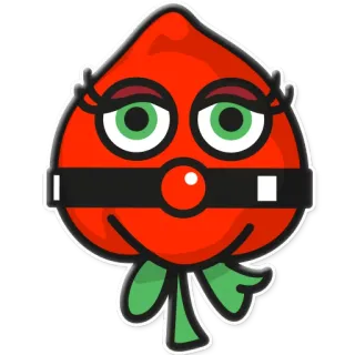 🔴 Obst, süß, Lutscher, Cartoon, Süßigkeiten telegram sticker
