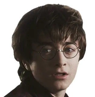 😦 Harry Potter ハリーポッター, ダニエル・ラドクリフ, 魔法使い, 魔法, ファンタジー telegram sticker