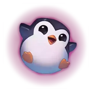 😃 pingwin, słodki, kreskówka, zwierzę, dziecko telegram sticker