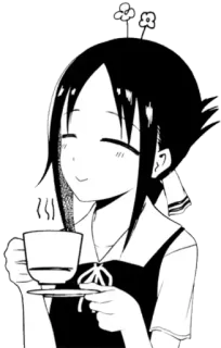 ☕️ Kaguya Shinomiya Kaguya-sama: Love Is War Anime, Kaguya-sama, Tee, Kaguya Shinomiya, Love is War, Süß, Cartoon telegram sticker