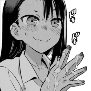 🚿 Nagatoro Don't Toy with Me, Miss Nagatoro Anime, Nagatoro, Manga, Burla, Provocar telegram sticker
