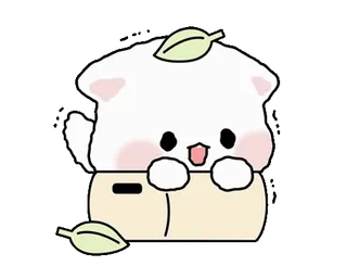 ❤️ nhãn dán, dễ thương, kawaii, động vật, chó, hoạt hình whatsapp sticker