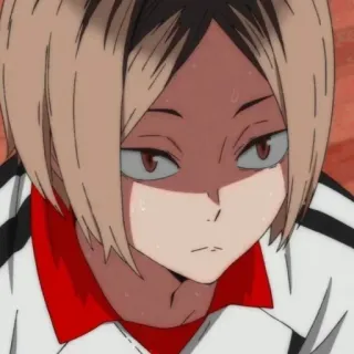 💈 Kenma Kozume Haikyuu!! anime, kenma, haikyuu, cartoon, manga, japanese telegram sticker