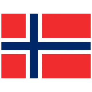 🇳🇴 bandera, noruega, nación, país, nacional telegram sticker