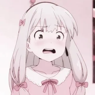 💗 Anime, Fille, Dessin animé, Mignon, Kawaii, Rougeur telegram sticker