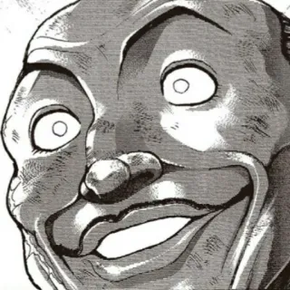 😏 Yujiro Hanma Baki Manga, Anime, Yujiro, Hanma, Clown telegram sticker