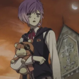 🧸 Kanato Sakamaki Diabolik Lovers anime, boy, doll, purple hair, Kanato, Diabolik Lovers telegram sticker