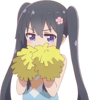 😳 Anime, Gadis, Pemandu sorak, Kartun, Karakter telegram sticker