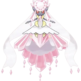 💎 Diancie Pokemon pokemon, diancie, fairy, monster, creature, game, anime telegram sticker