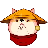 😤 Hund, Shiba Inu, Hut, Asiatisch, Süß telegram sticker