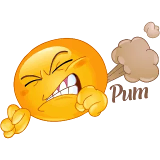 💨 Pum Emoji, Furz, Humor, Lustig telegram sticker