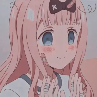 🎀 Chika Fujiwara Kaguya-sama: Love Is War anime, chika fujiwara, kaguya-sama, kawaii, manga telegram sticker