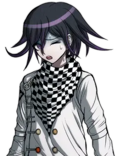 😰 Kokichi Oma Danganronpa V3: Killing Harmony Anime, Kokichi Oma, Danganronpa, Suando, Personagem Anime, Preocupado whatsapp sticker