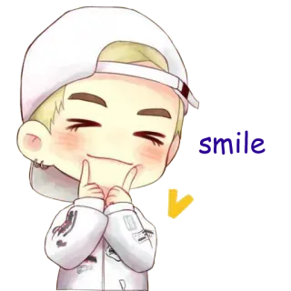 ☺️ 만화, 귀여운, 소년, 스티커, 치비, 카와이 telegram sticker