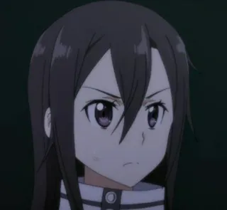 ✨ Suguha Kirigaya Sword Art Online Anime, Cô gái, Suguha, Kirigaya, Sword Art Online, Nhân vật telegram sticker