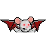 ⚰️ 蝙蝠, 像素艺术, 动物, 怪物, 生物, 幻想 telegram sticker
