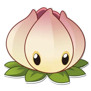 😌 ดอกไม้, พืช, น่ารัก, พืชพรรณ, ธรรมชาติ, การ์ตูน telegram sticker