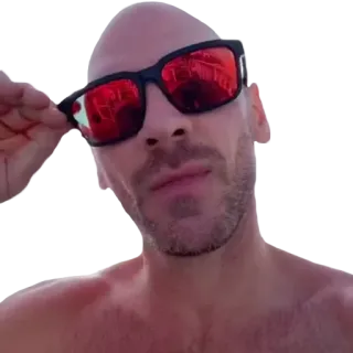 😎 Johnny Sins 大人, サングラス, 俳優, 男性 telegram sticker