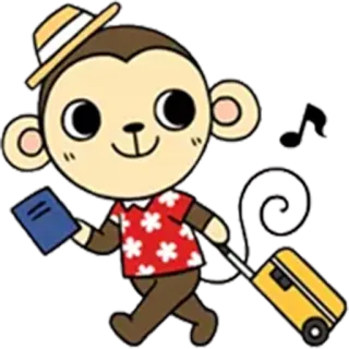 yaya_monkey telegram stickers