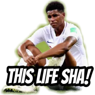 😒 THIS LIFE SHA! triste, uomo, calcio, calcio, sport telegram sticker