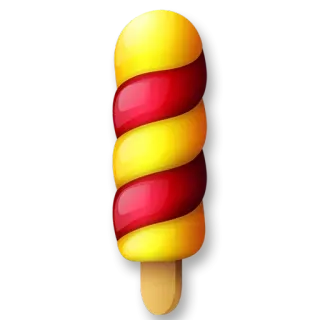 🍡 glace, dessert, popsicle, sucré, friandise whatsapp sticker