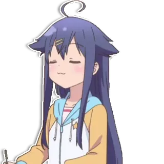 😌 Anime, Mädchen, Süß, Zeichnung whatsapp sticker