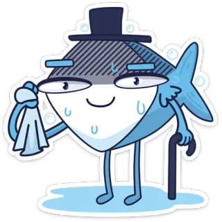 mr. Fish :: @AuthorStickers telegram stickers