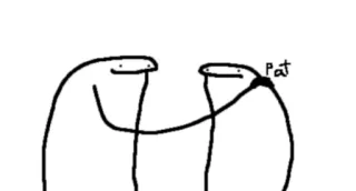 🙂 pat stick figure, pat, friend, comfort telegram sticker