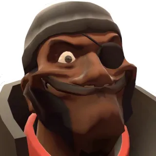 🥳 Demoman Team Fortress 2 Demoman, Team Fortress 2, Video game, Personagem, engraçado, Meme, Trollface telegram sticker
