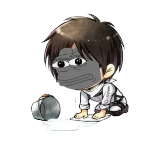 🌂 DIUZPAM pepe, anime, meme, triste, llorando whatsapp sticker