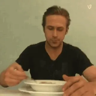 🍻 Ryan Gosling Meme, Ryan Gosling, Eten, Grappig telegram sticker