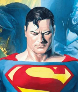 ⛓ Superman super-héros, comics, DC Comics, Superman, Batman telegram sticker