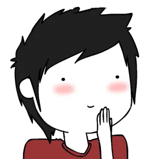 ☺️ Desenho animado, Anime, Esboço, Personagem, Desenho, Fofo telegram sticker