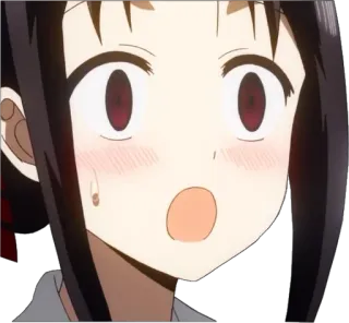 😳 Kaguya Shinomiya Kaguya-sama: Love Is War Anime, Scioccato/a, Sorpreso/a, Carino/a, Kaguya Shinomiya, Kaguya-sama: Love is War telegram sticker