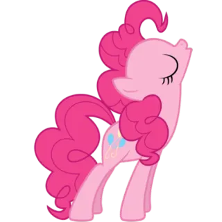 😠 Pinkie Pie My Little Pony Мультфильм, Розовый пони, Анимация, Дружба, Пони, My Little Pony telegram sticker