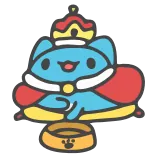 🥣 gato, rei, coroa, animal de estimação, animal, desenho animado, fofo telegram sticker