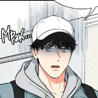 🖤 Mpak... uomo, anime, manga, personaggio, espressione telegram sticker