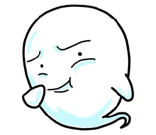 😅 spook, cartoon, personage, fantasievol, grappig, illustratie telegram sticker
