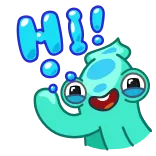 Cuddlefish telegram stickers