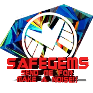 💎 SAFEGEMS
SEND ME FOR 
MAKE A NOISE!! gems, noise, send, safegems telegram sticker