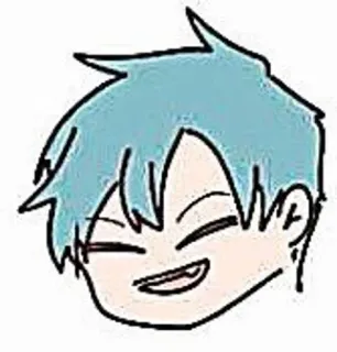 🎸 อนิเมะ, การ์ตูน, มีความสุข, หน้ายิ้ม, ร่าเริง telegram sticker