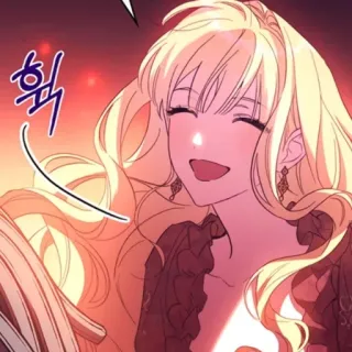 🍡 흫 アニメ, 漫画, 女の子, 笑顔, 幸せ, 女性, アート telegram sticker