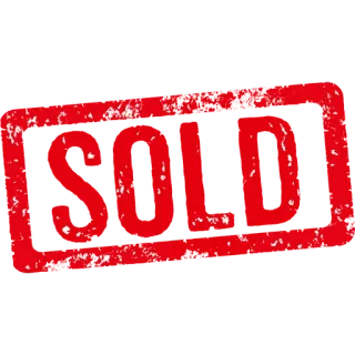 🤗 SOLD vendu, timbre, rouge, commerce, marchandise whatsapp sticker