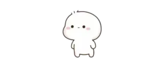 🍼 fofo, bolha, desenho animado, chibi, kawaii, inexpressivo, inocente telegram sticker