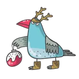 Зимние птички (@tgsticker) telegram stickers