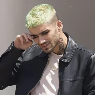 🔦 Zayn Malik zanger, beroemdheid, man, tattoo, portret telegram sticker